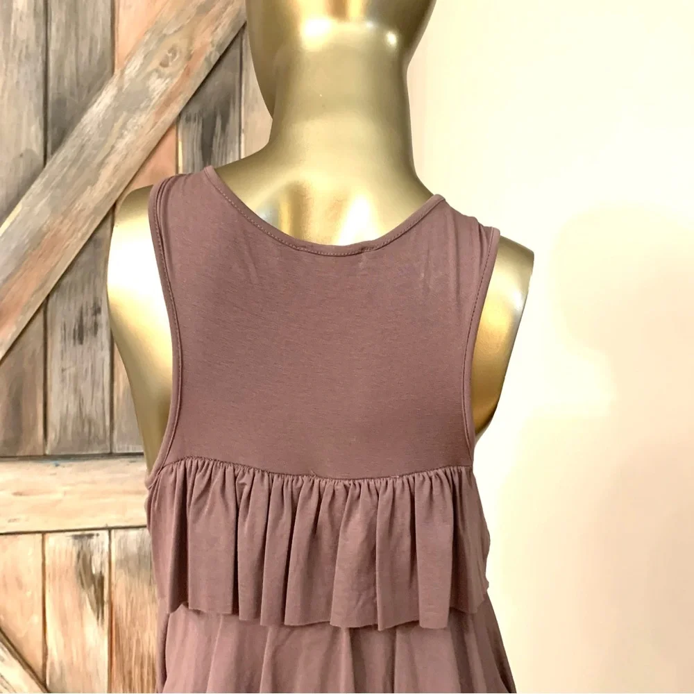 Cynthia Rowley Black Layered Boho Dress Size S - Picture 8 of 13